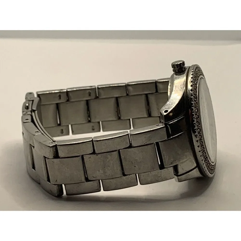 Fossil ES2860 Womens Silver Stainless Steel Analog Dial Quartz Wrist Watch KL214